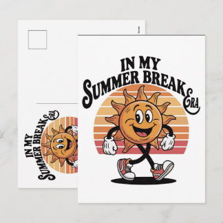 Cartão Postal De Festividades Camiseta do Sol de Desenho Animado da Minha Era de