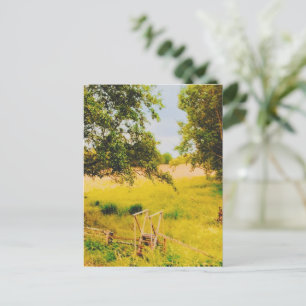 Cartão Postal De Festividades Campo de Verão de Gysinge