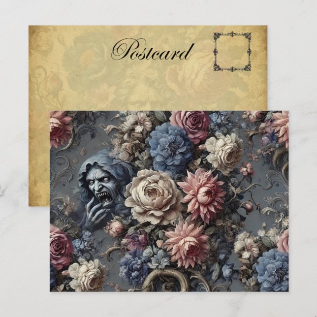 Cartão Postal De Festividades Canalização do Véu - Vitoriano Gótico (Frente/Verso)