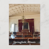 Capitólio estadual antigo em Springfield, IL