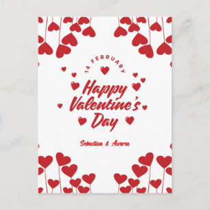 Cartão Postal De Festividades "Capturado pelo Seu Amor" – Moderno e Elegante Dia