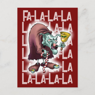 Cartão Postal De Festividades CAROL a TROLHA DO NATAL - Arte de Jeff Willis