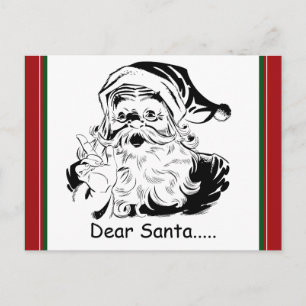 Cartão Postal De Festividades Caros Papais noeis da Adulta.