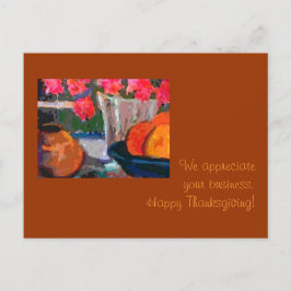 Cartão Postal De Festividades Cartão de Ação de Graças para apreciação do client