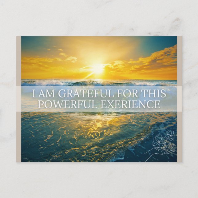 Cartão Postal De Festividades Cartão de Afirmação de Nascimento (Frente)