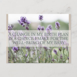 Cartão Postal De Festividades Cartão de Afirmação de Nascimento