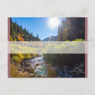 Cartão Postal De Festividades Cartão de Afirmação de Nascimento