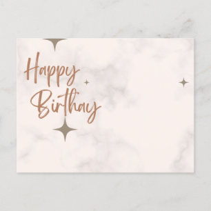 Cartão Postal De Festividades Cartão de aniversário