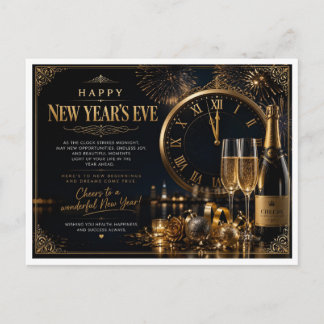 Cartão Postal De Festividades cartão de Ano Novo