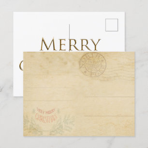 CARTÃO POSTAL DE FESTIVIDADES CARTÃO DE FELICITAÇÕES PARA A FAMÍLIA.