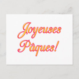 Cartão Postal De Festividades Cartão de felz pascoa