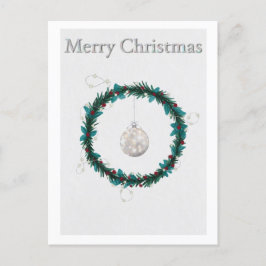 Cartão Postal De Festividades Cartão de Férias com ilustração de Natal