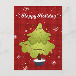 Cartão Postal De Festividades Cartão de Férias de Natal de Férias Feliz