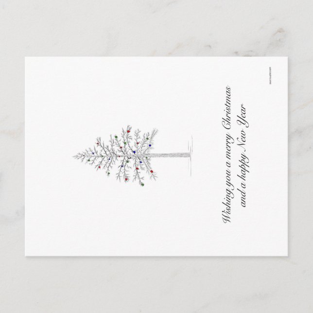 Cartão Postal De Festividades Cartão de Férias Personalizado (Frente)