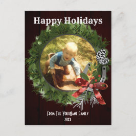 Cartão Postal De Festividades Cartão de Férias Personalizado de Feriado da Terra