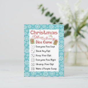 Cartão Postal De Festividades Cartão de Jogo de Festa de Fim de Ano Natalino Dir