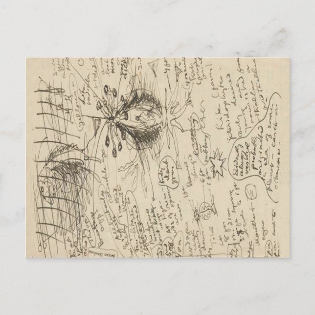 Cartão Postal De Festividades Cartão de Lovecraft (Frente)