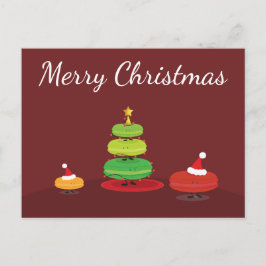 Cartão Postal De Festividades Cartão de Macarons | do Feliz Natal