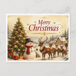 Cartão Postal De Festividades cartão de natal