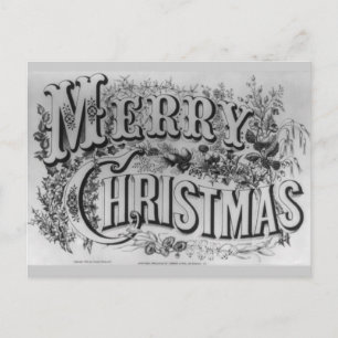 Cartão Postal De Festividades Cartão de Natal