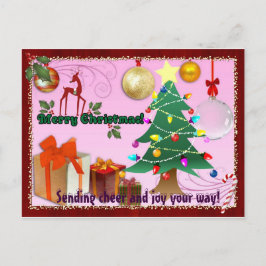 Cartão Postal De Festividades Cartão de Natal