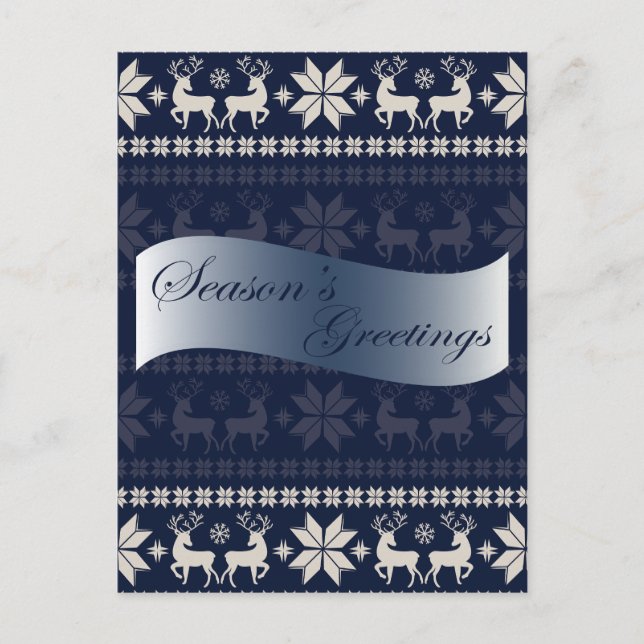 Cartão Postal De Festividades Cartão de Natal (Frente)