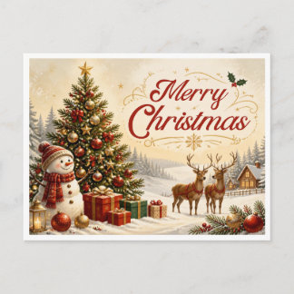 Cartão Postal De Festividades cartão de natal