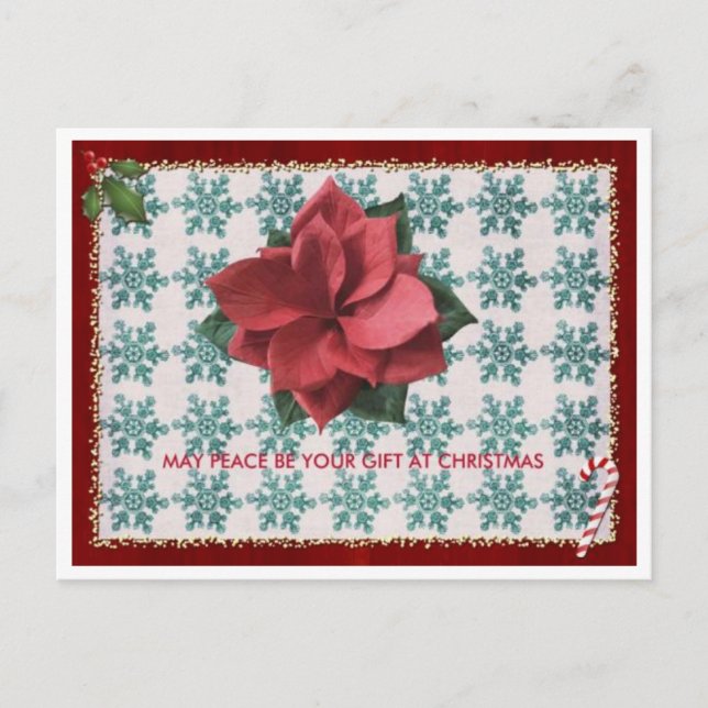 Cartão Postal De Festividades Cartão de Natal (Frente)