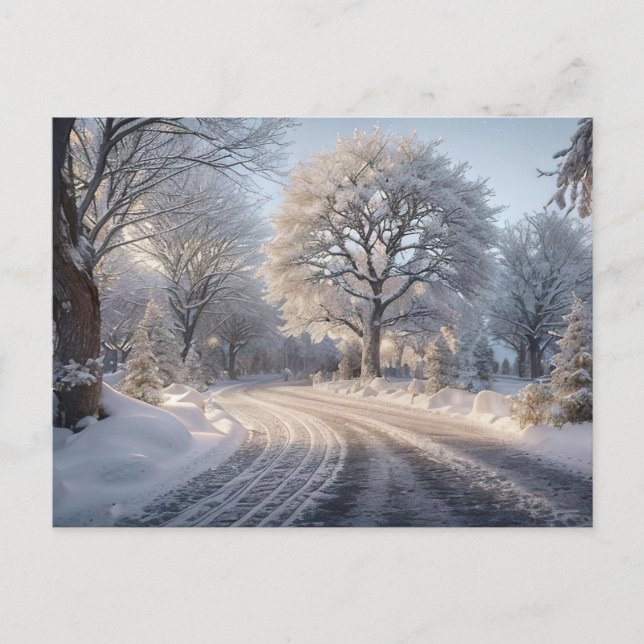 Cartão Postal De Festividades Cartão de Natal (Frente)