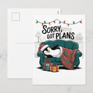 Cartão Postal De Festividades Cartão de Natal 2025 da Joyful Moments Cozy Nurser