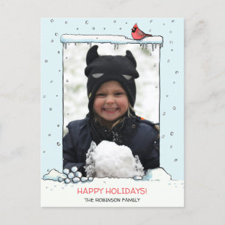 Cartão Postal De Festividades Cartão de Natal Cardeal, Cardeal Cardinal