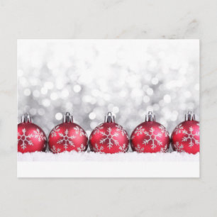 CARTÃO POSTAL DE FESTIVIDADES **CARTÃO DE NATAL** COM BELAS LÂMPADAS