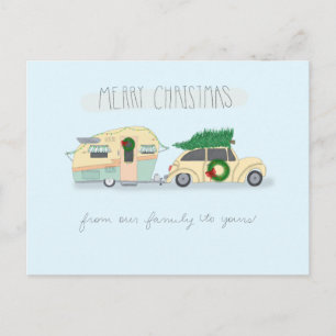 Cartão Postal De Festividades Cartão de Natal de Camper