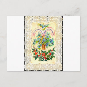 Cartão Postal De Festividades Cartão de Natal do Victorian