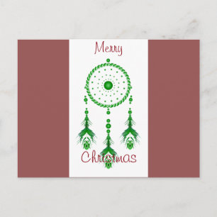 Cartão Postal De Festividades Cartão de Natal Dreamcatcher