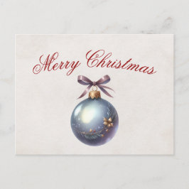 Cartão Postal De Festividades Cartão de Natal Elegante