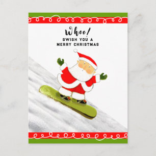 Cartão Postal De Festividades Cartão de Natal Engraçado