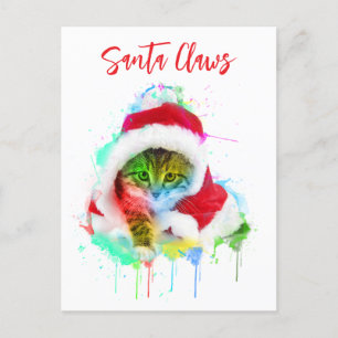 Cartão Postal De Festividades Cartão de Natal Engraçado