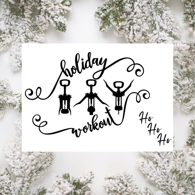 Cartão Postal De Festividades Cartão de Natal Engraçado de Férias (Criador carregado)