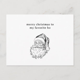 Cartão Postal De Festividades Cartão de Natal Mais Engraçado do Papai Noel 