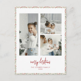 Cartão Postal De Festividades Cartão de Natal Moderno