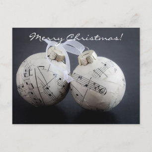 Cartão Postal De Festividades Cartão de Natal musical