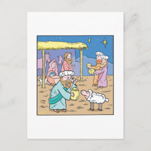 Cartão Postal De Festividades Cartão de Natal os três reis sábios