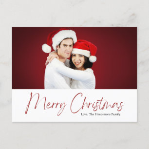 Cartão Postal De Festividades Cartão de Natal Personalizado Cartão de Foto Perso