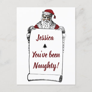 Cartão Postal De Festividades Cartão de Natal Personalizado/Engraçado