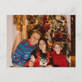 Cartão Postal De Festividades Cartão de Natal Personalizado - Presente de Férias