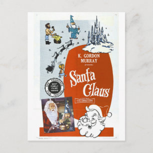 CARTÃO POSTAL DE FESTIVIDADES CARTÃO DE PAPAI NOEL