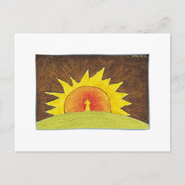 Cartão Postal De Festividades Cartão de páscoa (Frente)