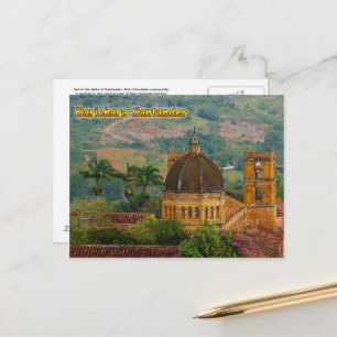 Cartão Postal De Festividades Cartão de Posto Barichara Santander Colômbia