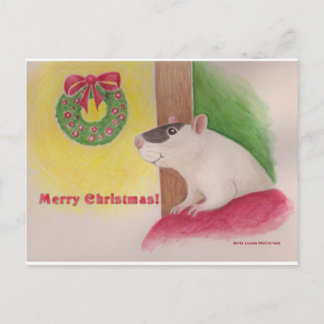 Cartão Postal De Festividades Cartão de Posto Feliz de Natal